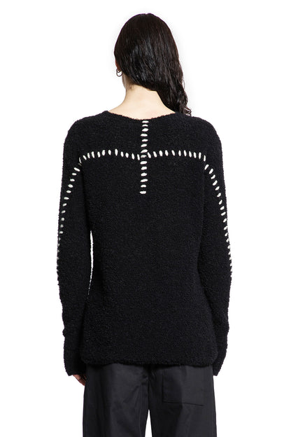 THOM KROM MAN BLACK&WHITE KNITWEAR