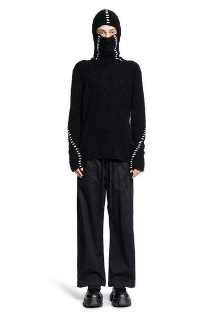 THOM KROM MAN BLACK&WHITE KNITWEAR