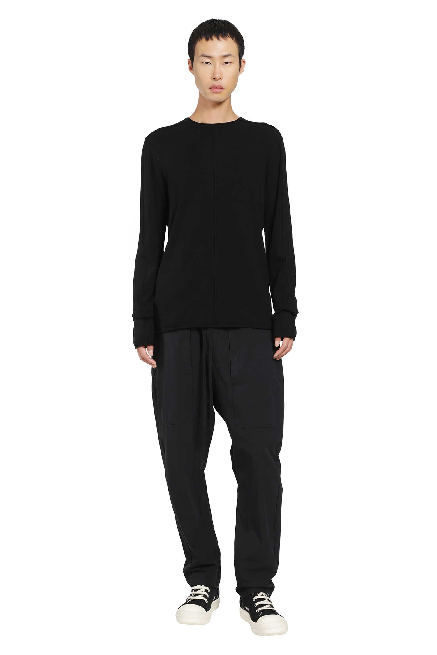 THOM KROM Knit Cashmere-blend Crewneck Sweater man