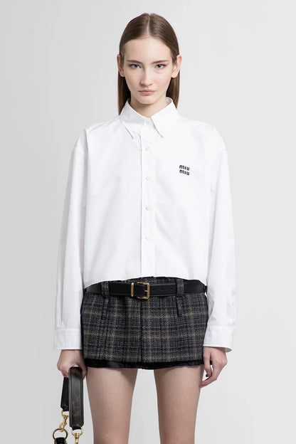MIU MIU WOMAN WHITE SHIRTS - Antonioli.eu