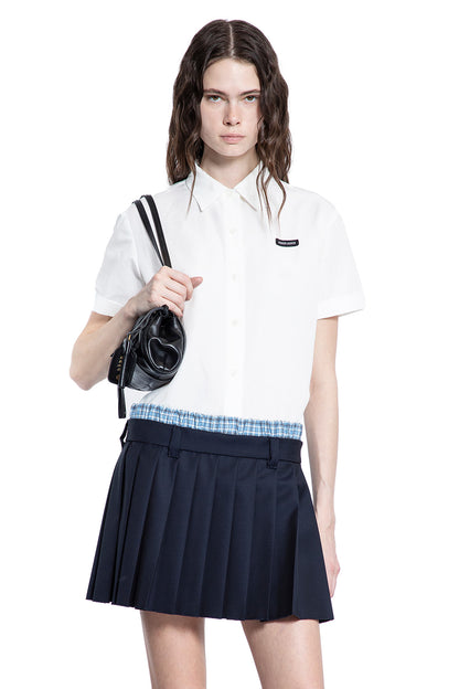 MIU MIU WOMAN WHITE SHIRTS