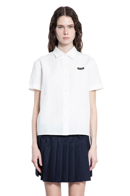 MIU MIU WOMAN WHITE SHIRTS