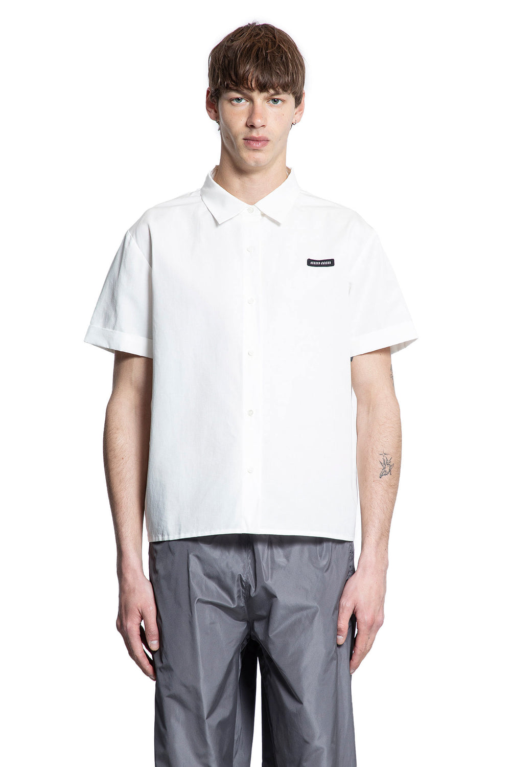 MIU MIU MAN WHITE SHIRTS