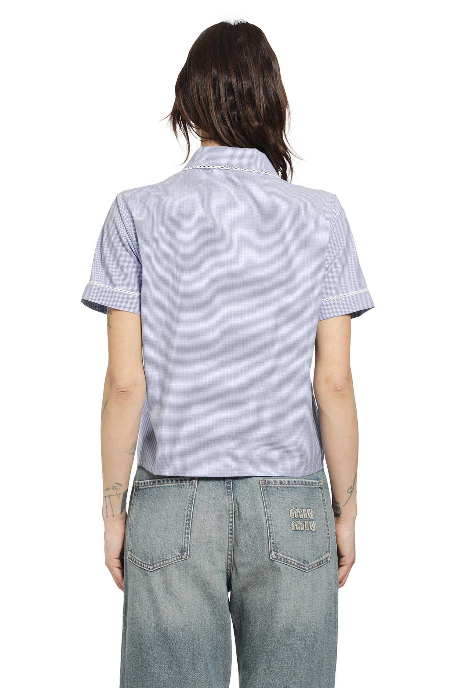 MIU MIU Gingham Shirt woman