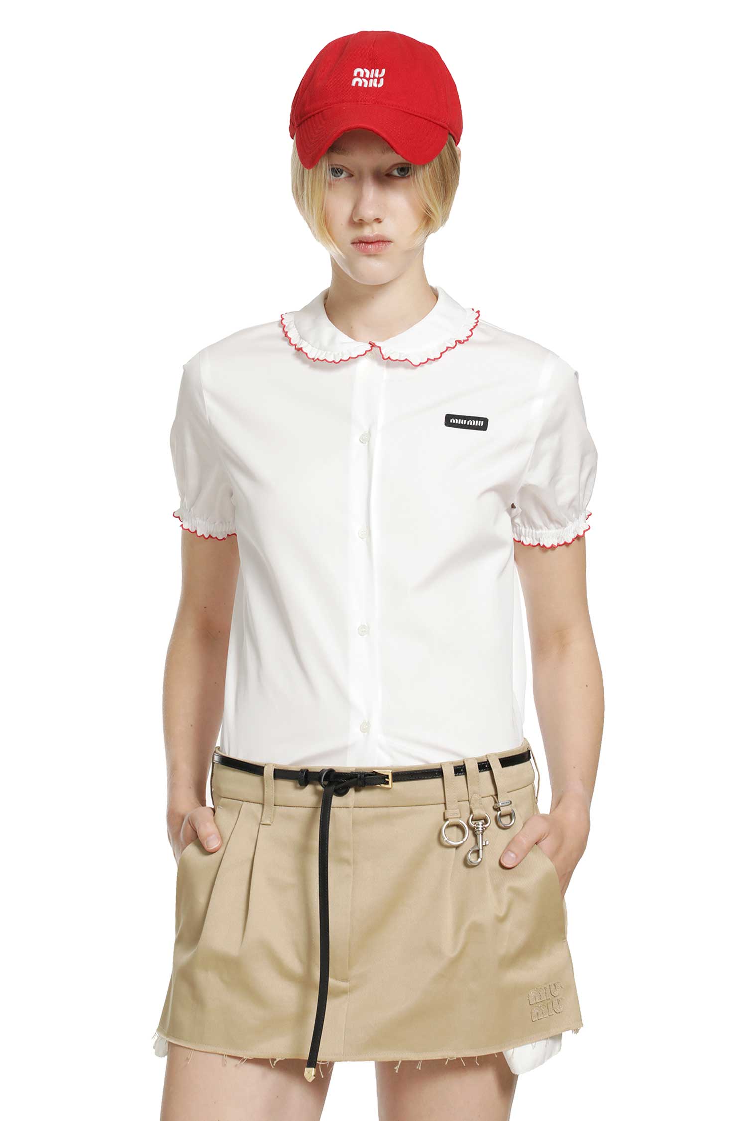 Embroidered Poplin Shirt