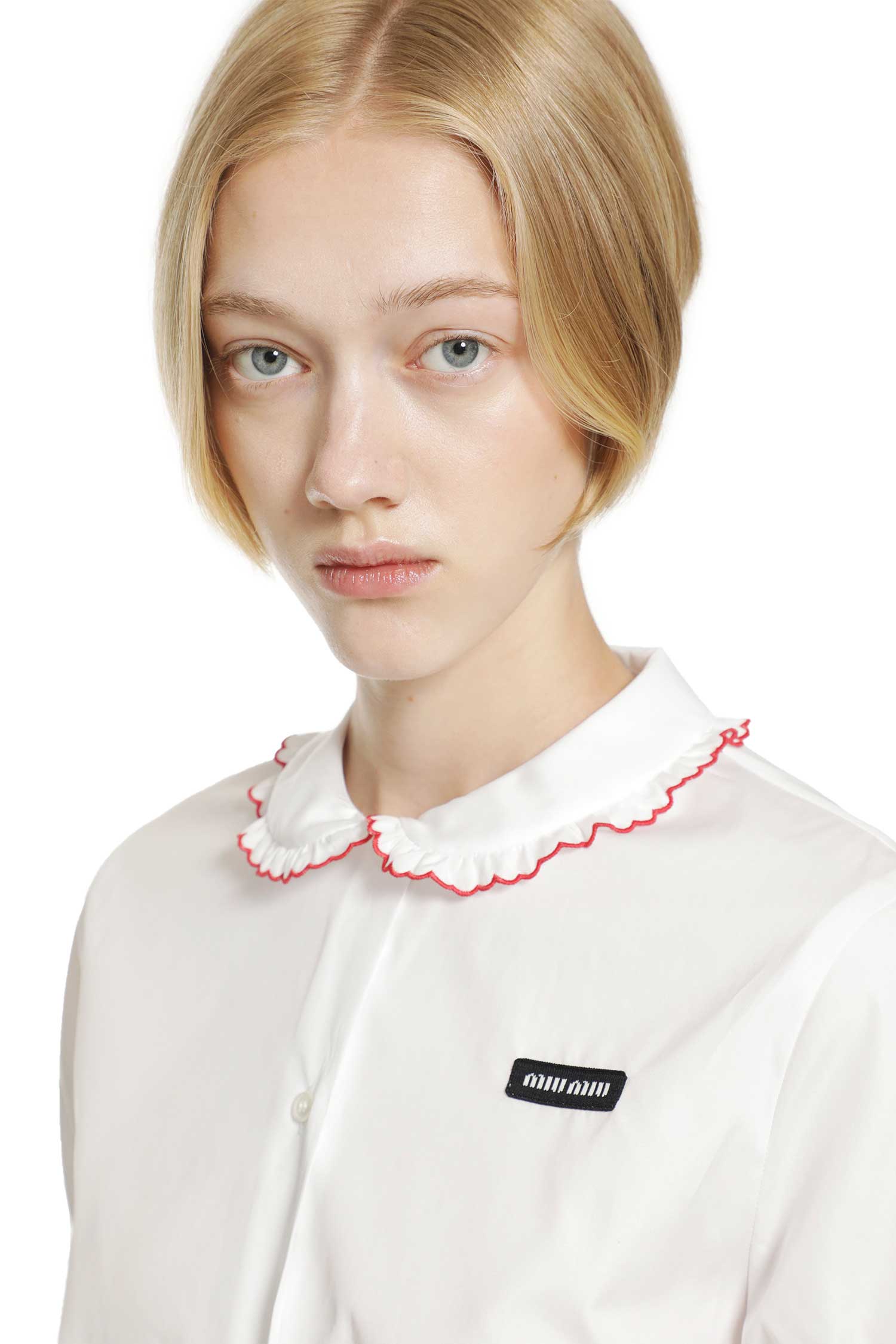 Embroidered Poplin Shirt