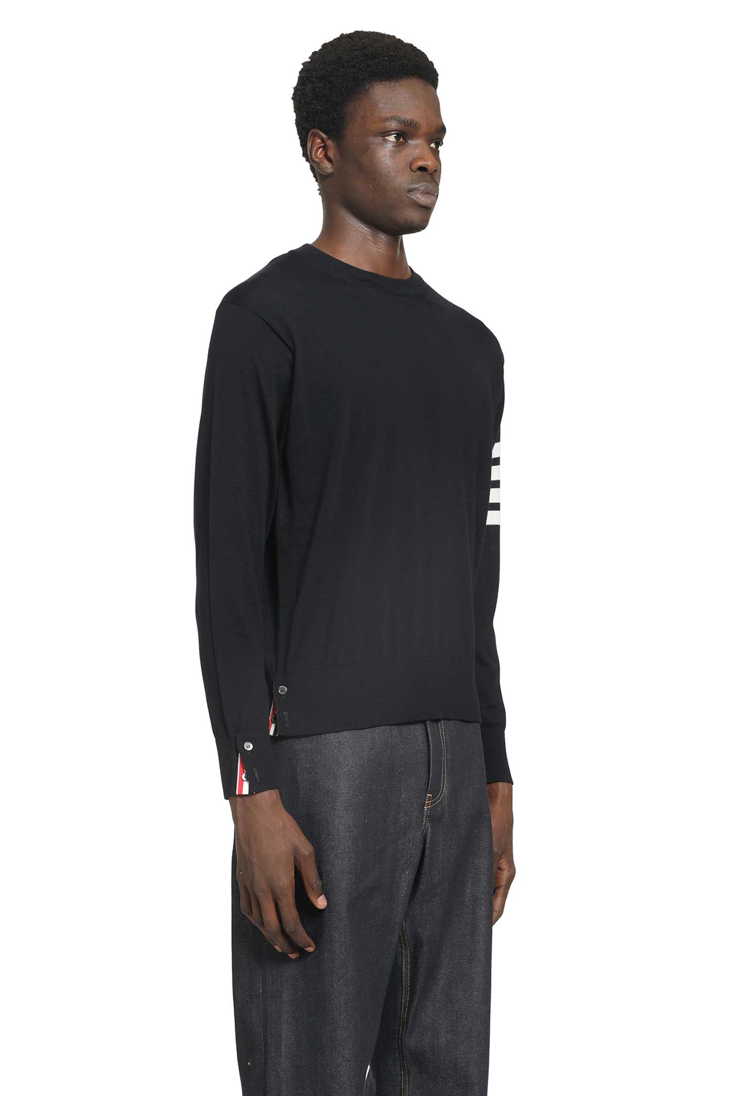 4-Bar Sweater In Sustainable Merino Wool