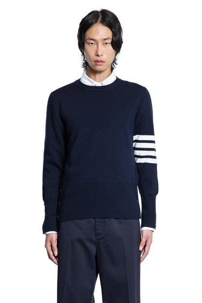 THOM BROWNE MAN BLUE KNITWEAR - Antonioli.eu