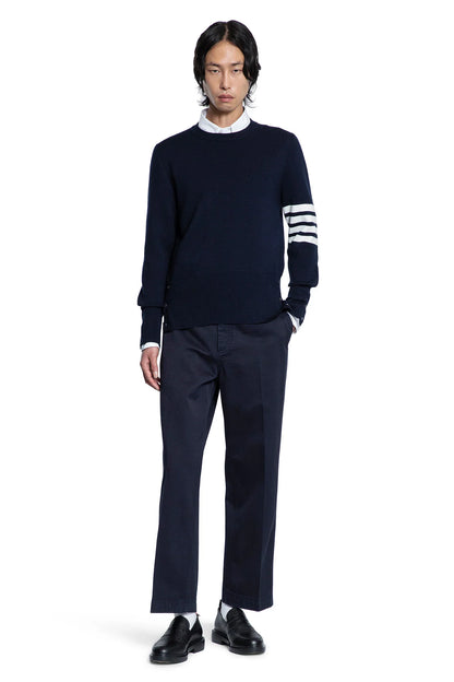 THOM BROWNE MAN BLUE KNITWEAR - Antonioli.eu