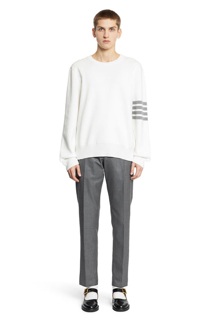 THOM BROWNE MAN WHITE KNITWEAR