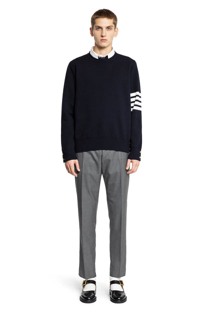 THOM BROWNE MAN BLUE KNITWEAR