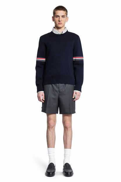 THOM BROWNE MAN BLUE KNITWEAR