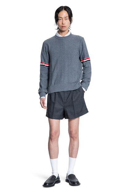 THOM BROWNE MAN GREY KNITWEAR