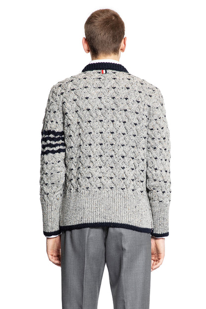 THOM BROWNE MAN GREY KNITWEAR