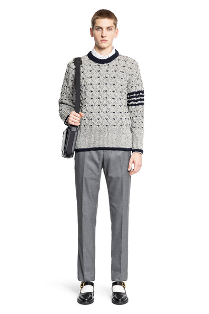 THOM BROWNE MAN GREY KNITWEAR