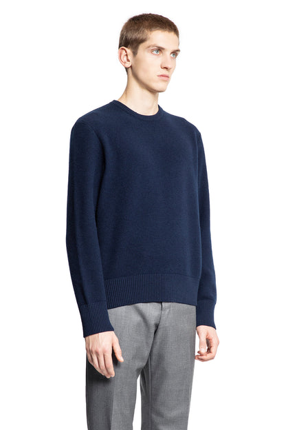 THOM BROWNE MAN BLUE KNITWEAR