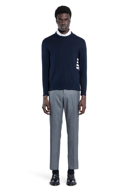 THOM BROWNE MAN BLUE KNITWEAR