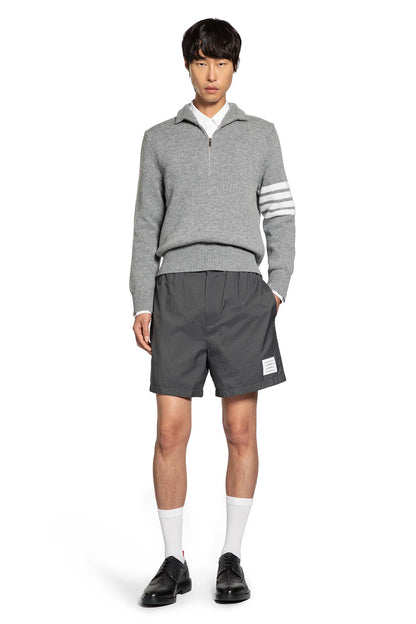 Funnel Neck Wool Quarter-Zip