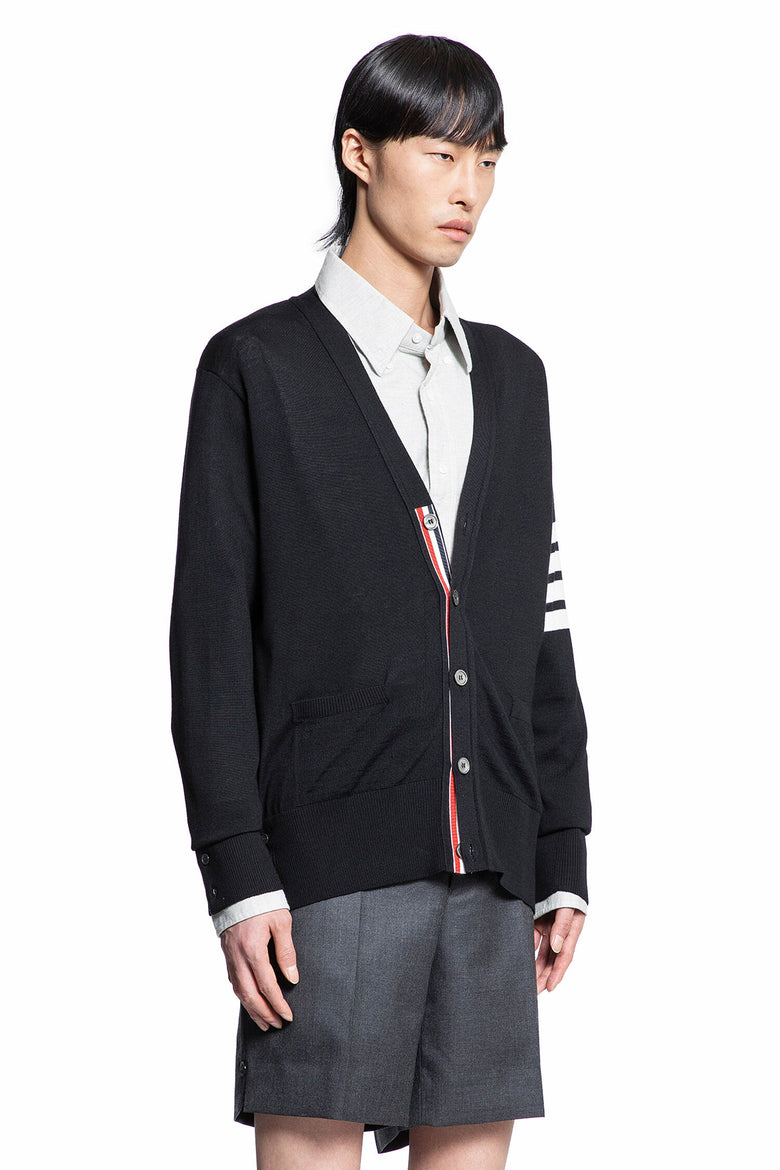 THOM BROWNE MAN BLACK KNITWEAR