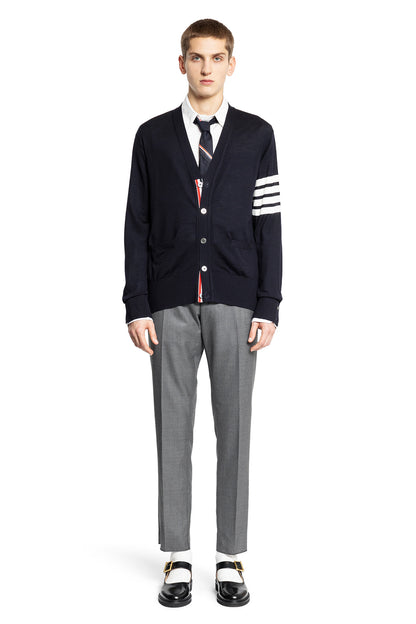 THOM BROWNE MAN BLUE KNITWEAR