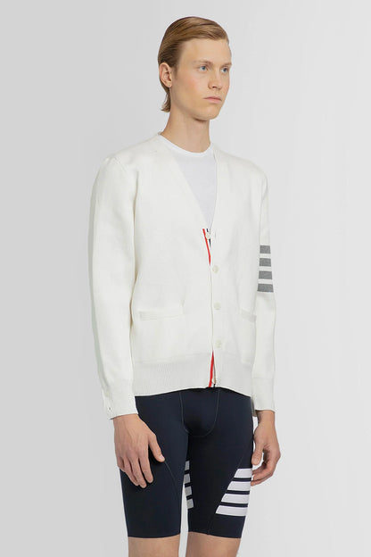 THOM BROWNE MAN WHITE KNITWEAR - Antonioli.eu
