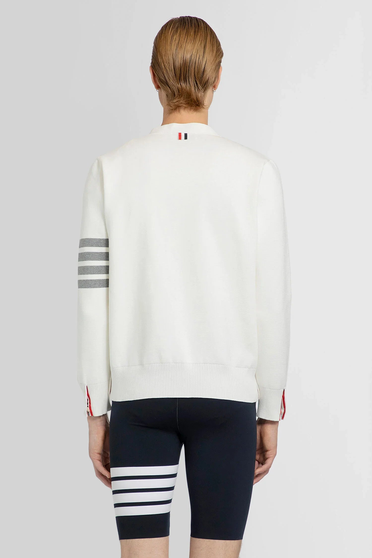 THOM BROWNE MAN WHITE KNITWEAR - Antonioli.eu