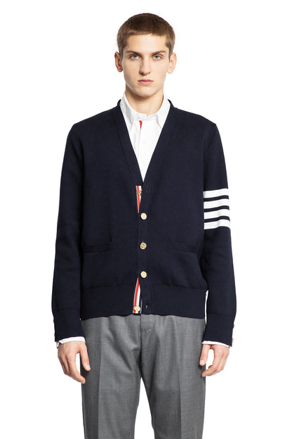 THOM BROWNE MAN BLUE KNITWEAR