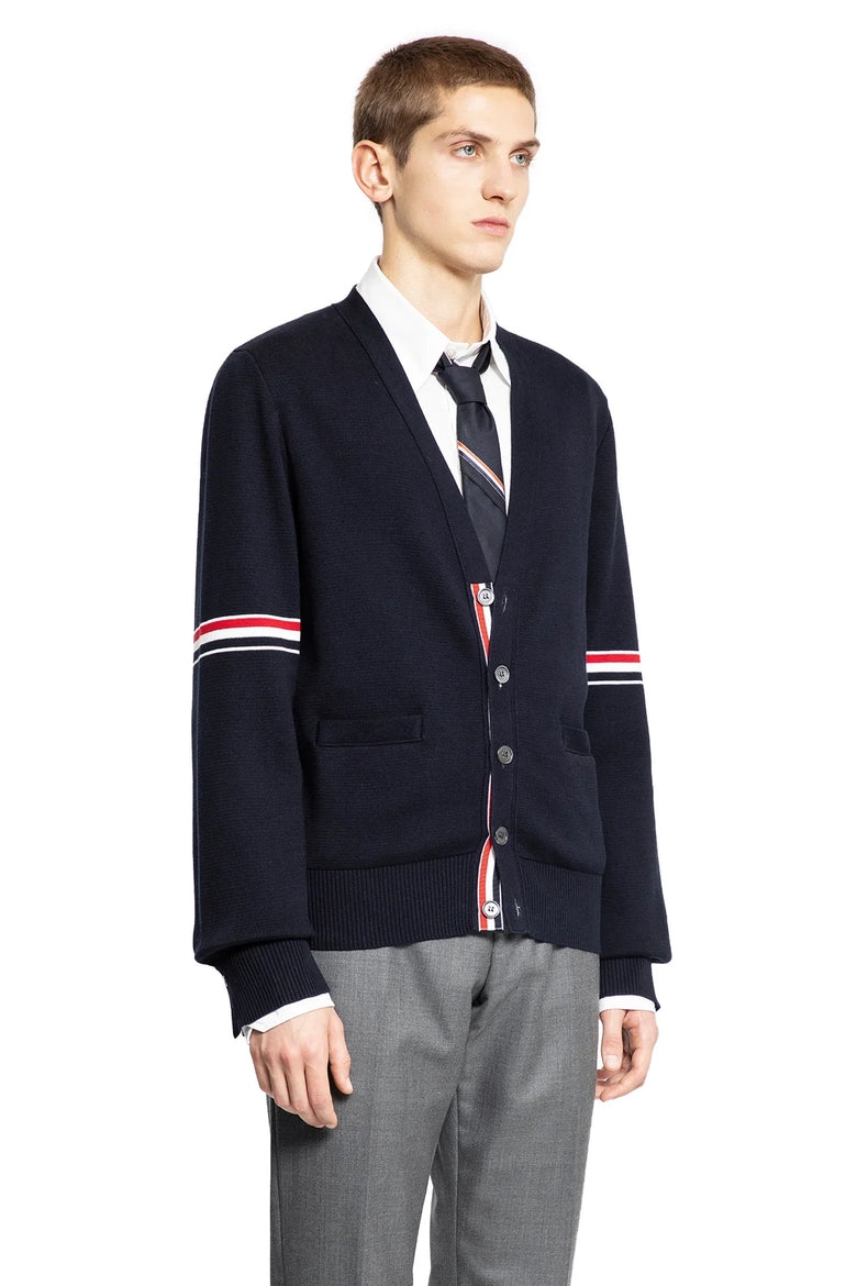 THOM BROWNE MAN BLUE KNITWEAR - Antonioli.eu