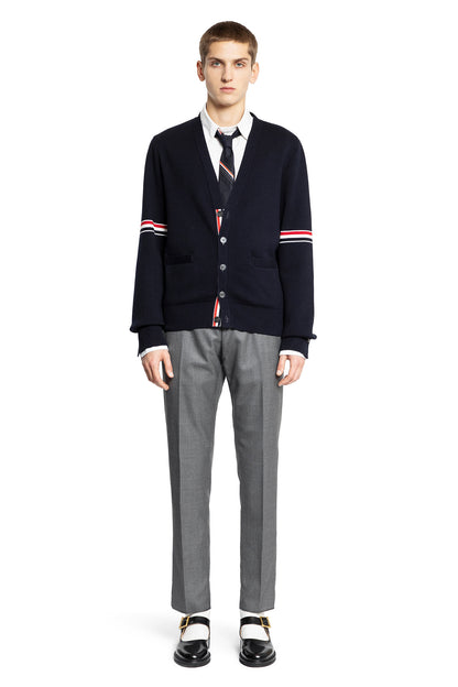 THOM BROWNE MAN BLUE KNITWEAR