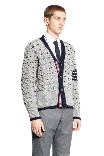 THOM BROWNE MAN GREY KNITWEAR