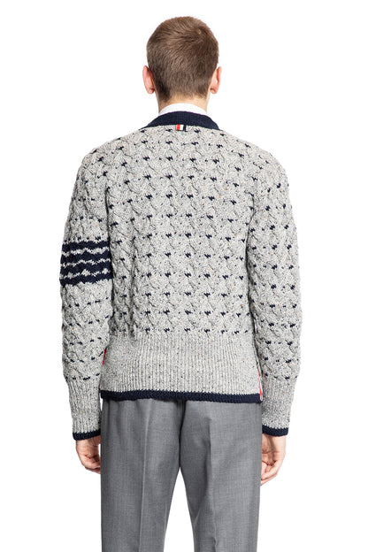 THOM BROWNE MAN GREY KNITWEAR