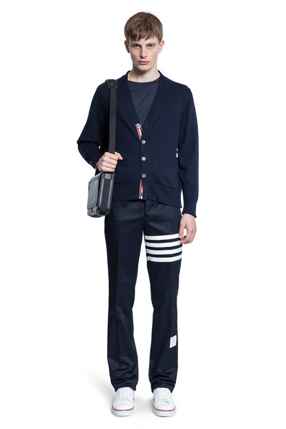 THOM BROWNE MAN BLUE KNITWEAR