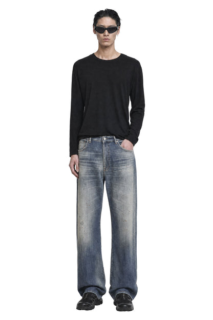 Shirttail Hem Long Sleeve T-Shirt