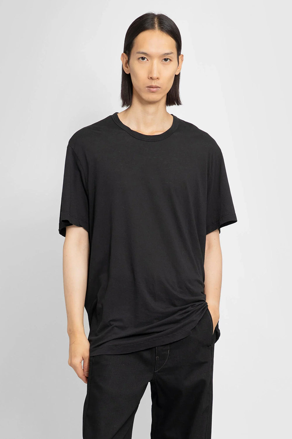JAMES PERSE MAN BLACK T-SHIRTS & TANK TOPS - Antonioli.eu