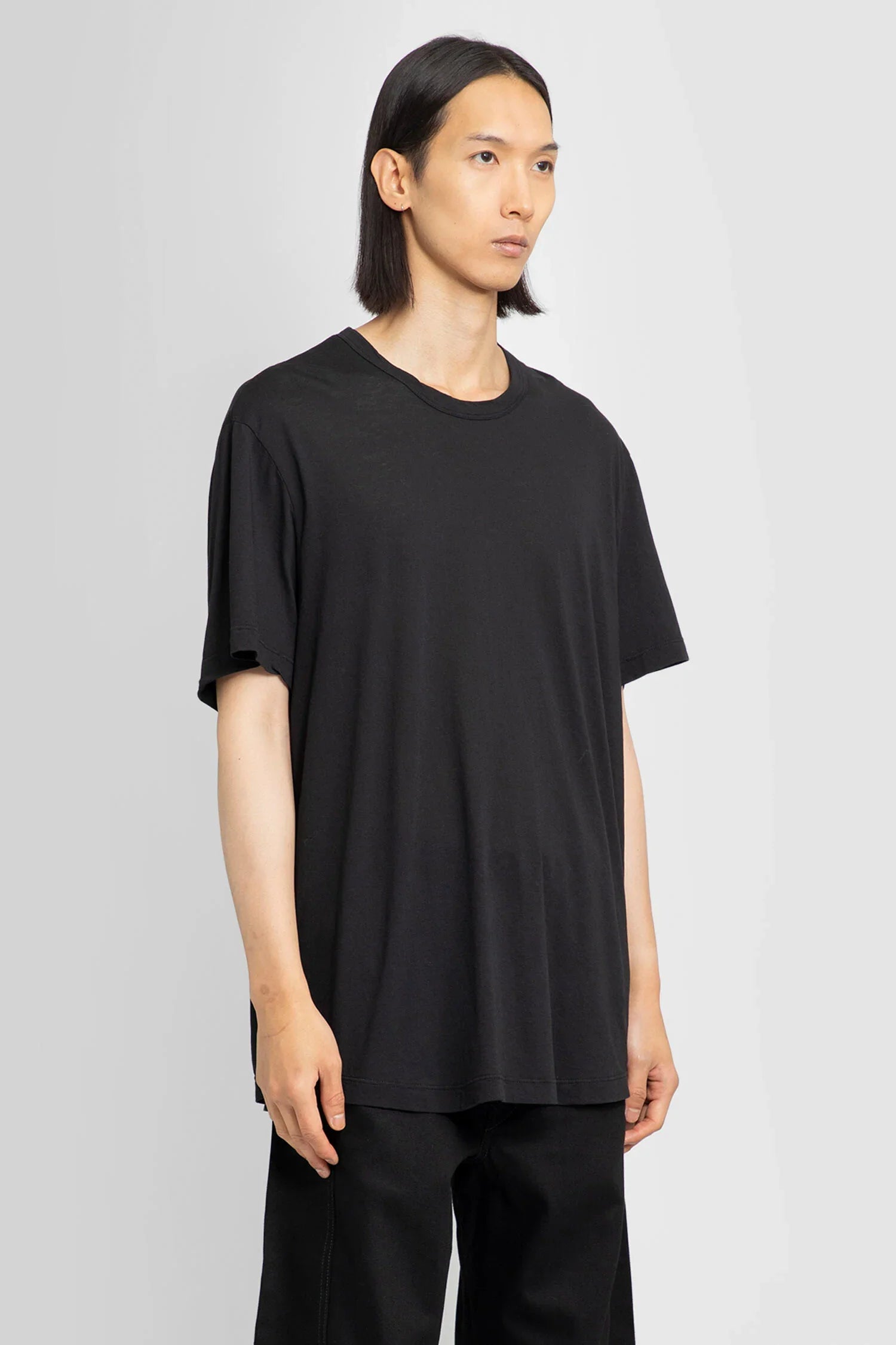 JAMES PERSE Clear Jersey Crew T-Shirt man