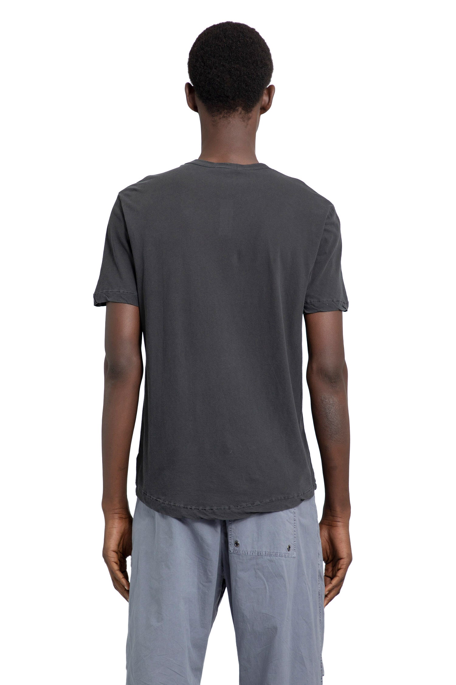 JAMES PERSE Clear Jersey Crew T-Shirt man