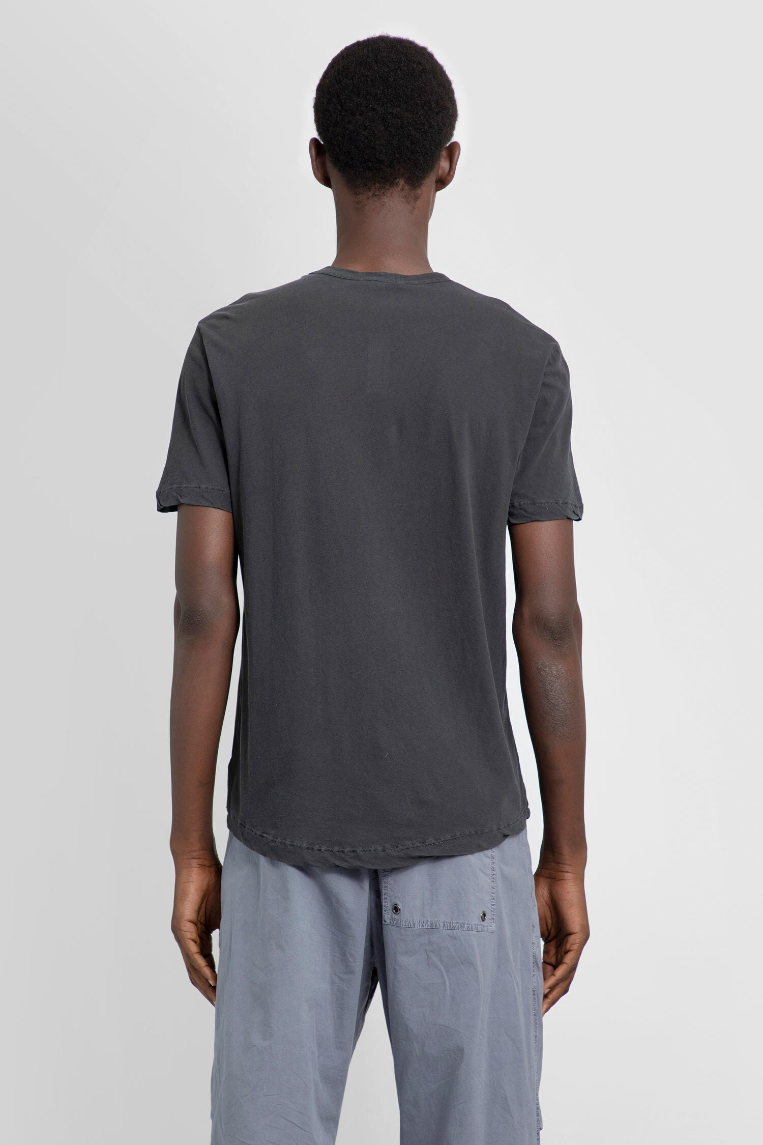 JAMES PERSE Clear Jersey Crew T-Shirt man