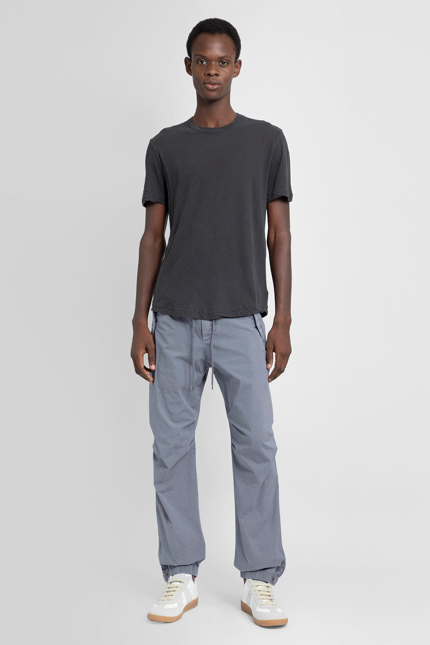 JAMES PERSE Clear Jersey Crew T-Shirt man