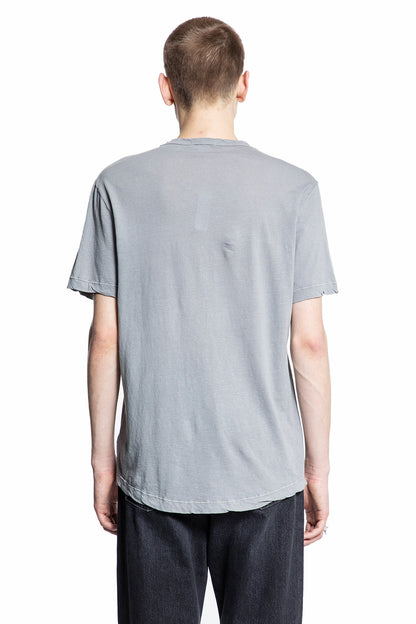 JAMES PERSE MAN GREY T-SHIRTS & TANK TOPS