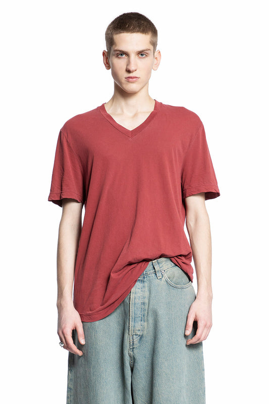 JAMES PERSE MAN RED T-SHIRTS & TANK TOPS
