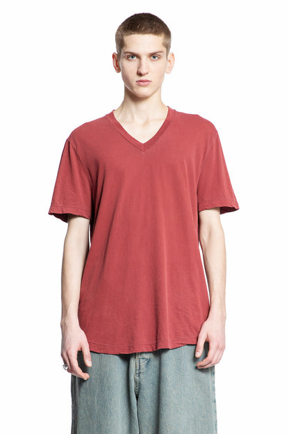 JAMES PERSE MAN RED T-SHIRTS