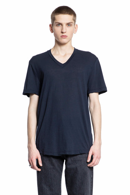 Antonioli JAMES PERSE MAN BLUE T-SHIRTS & TANK TOPS