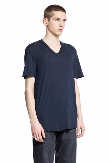 JAMES PERSE MAN BLUE T-SHIRTS