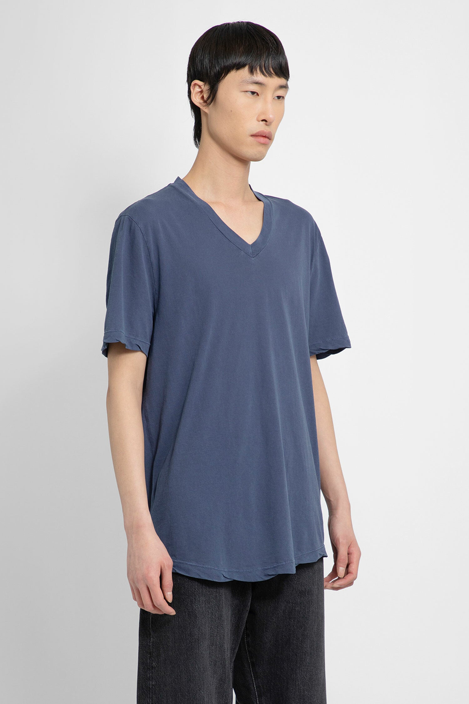 JAMES PERSE MAN BLUE T-SHIRTS & TANK TOPS