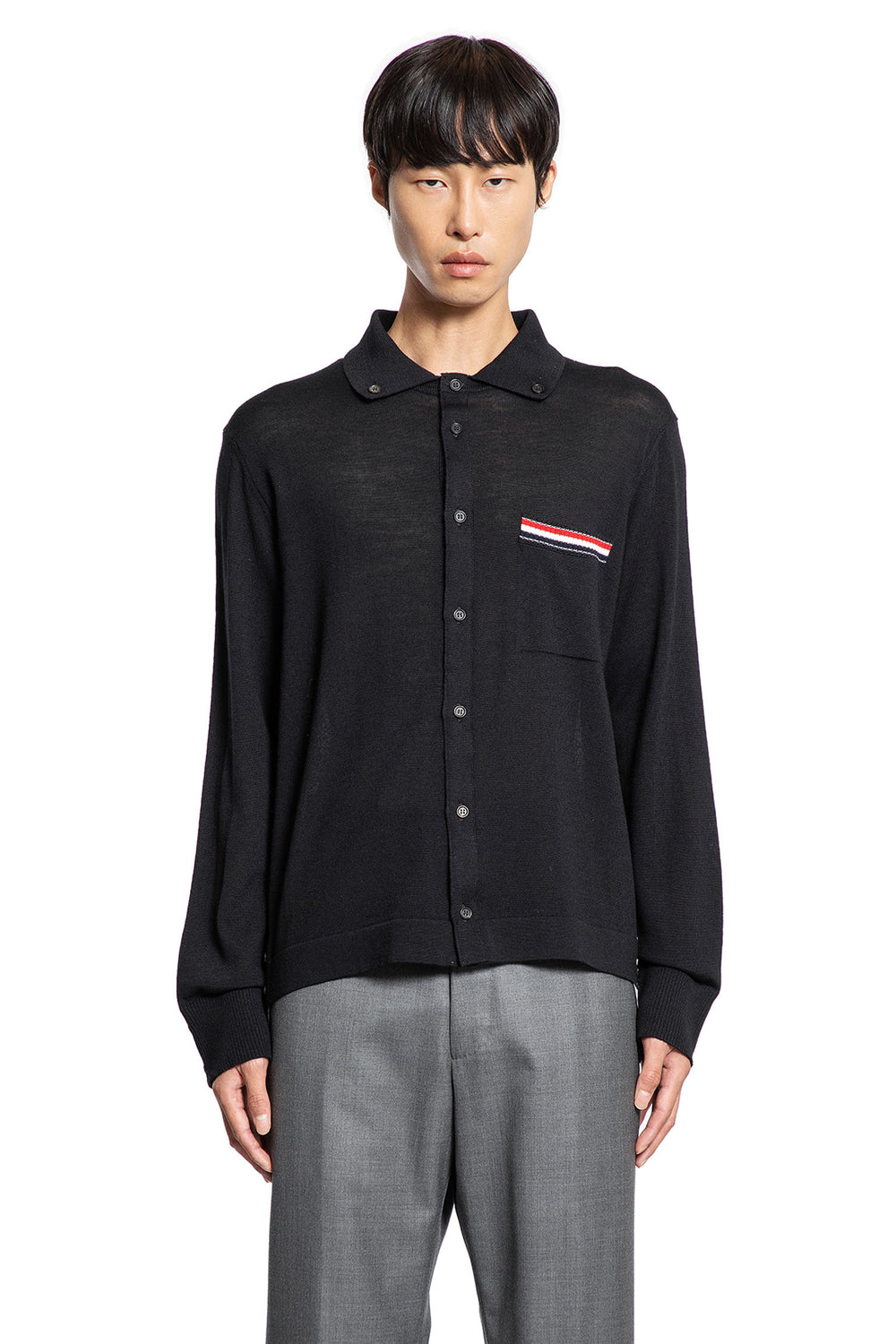 Jersey Stitch RWB Stripe Shirt