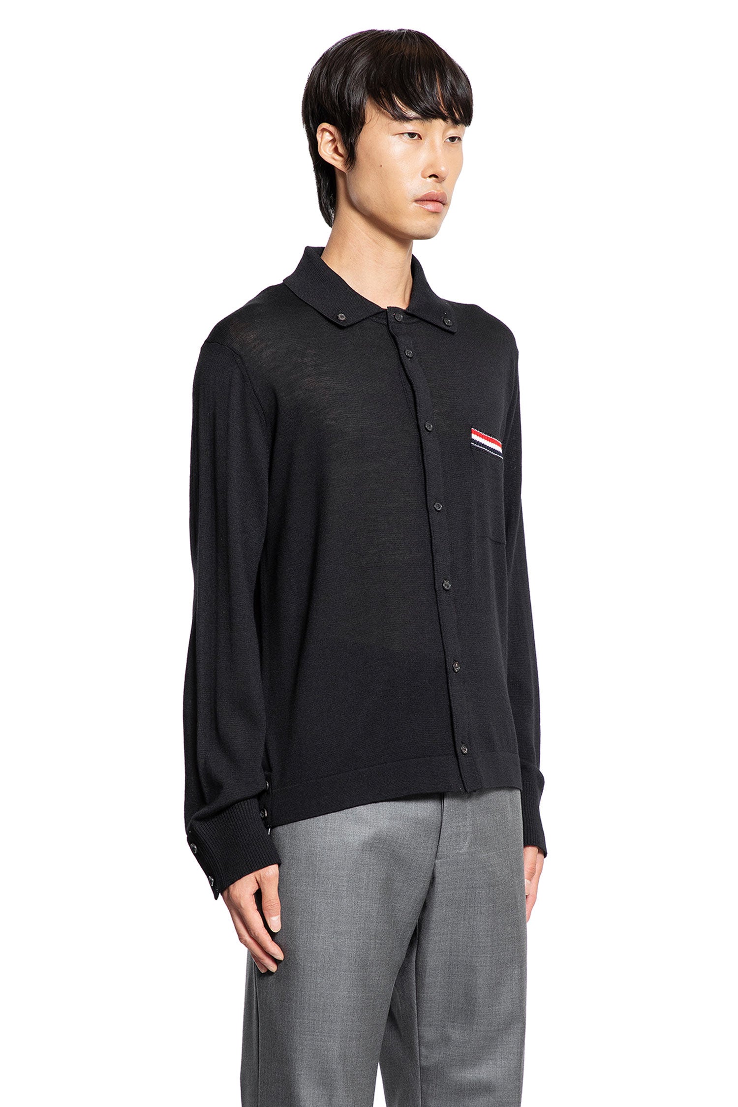 Jersey Stitch RWB Stripe Shirt