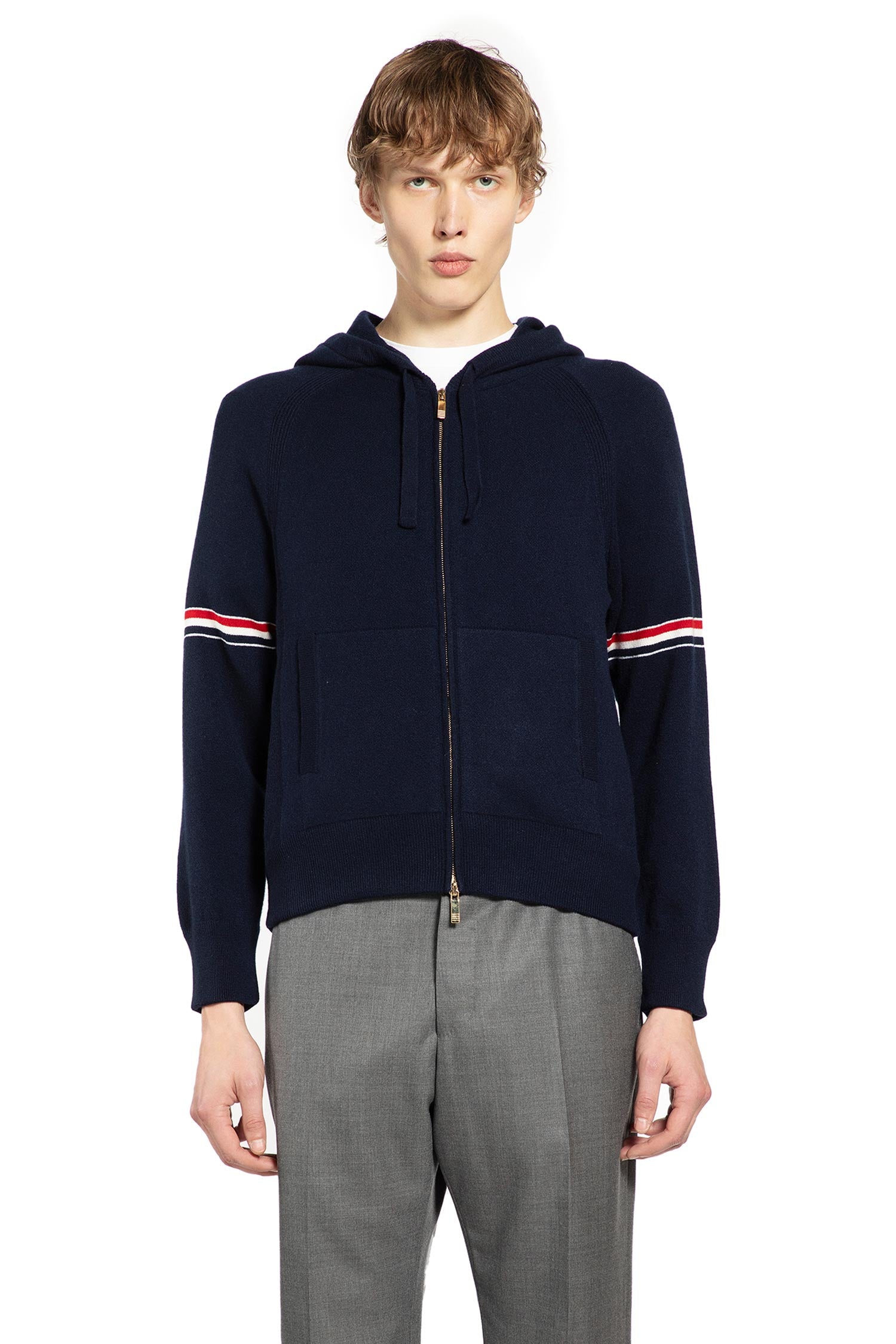 Armband Zip-Up Hoodie in Cashmere