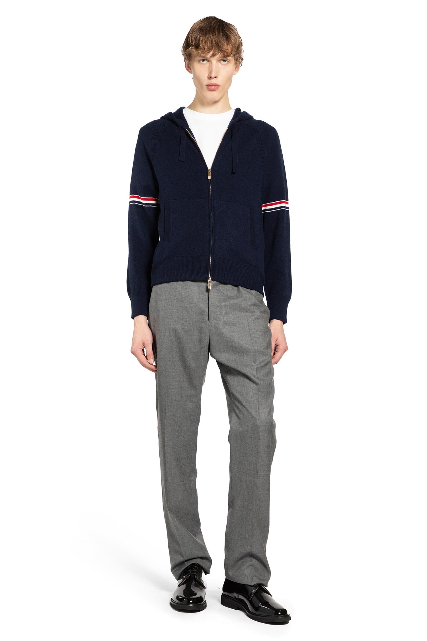 Armband Zip-Up Hoodie in Cashmere