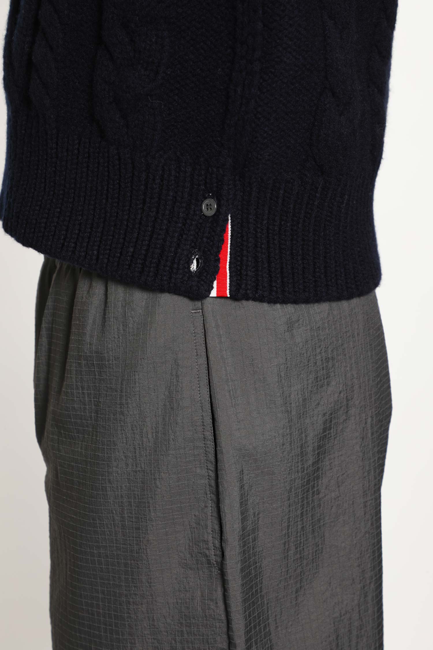 Aran Cable Stitch V-Neck vest