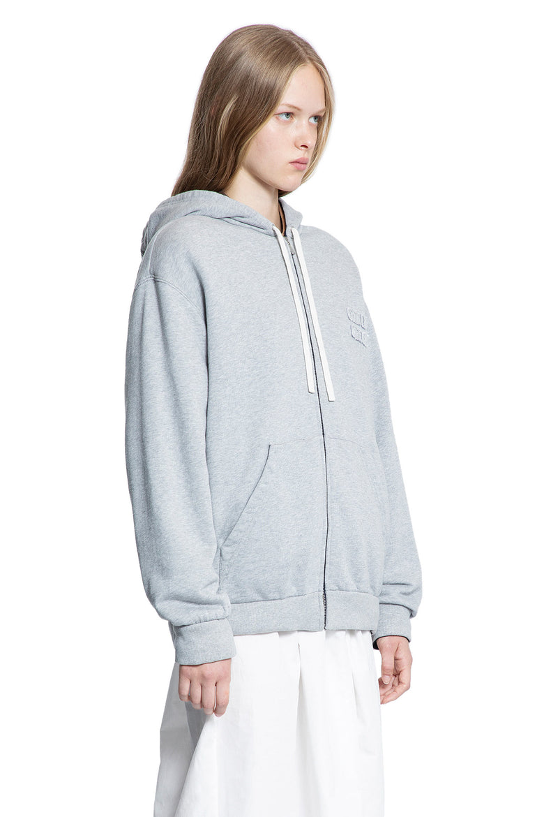 Jersey and Technical Pongé Blouson Jacket